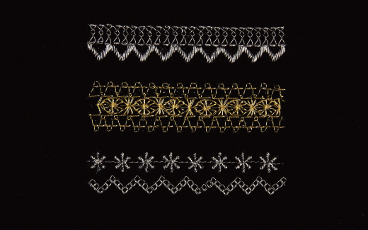 蕾絲線跡樣板