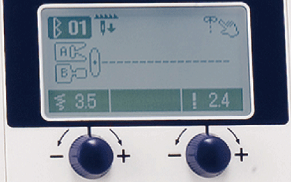 ●ぬい目調(diào)整ダイヤル